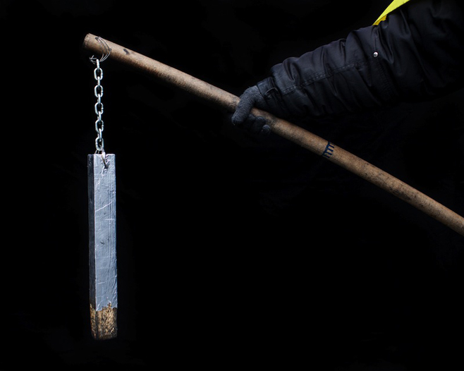 DIY Weapons of Maidan © Tom Jamieson