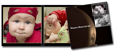 Fotobuch Beispiel Baby Unsere Anna 18x18 Spiralbindung