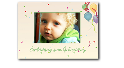 Einladungskarte Kindergeburtstag